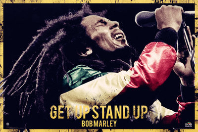 Bob Marley - Get Up Stand Up POSTER 60x90cm NEW Jamaican reggae icon performing