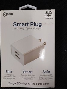 POM Prise intelligente 2 Chargeur à grande vitesse de port neuf & Sceau d'usine
