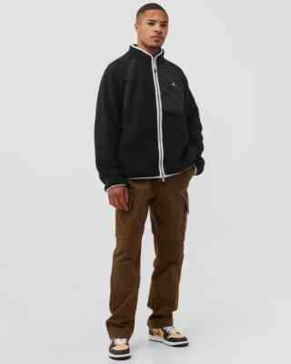 Air Jordan Essentials Full-Zip Winter Fleece Jacket Black DV1583