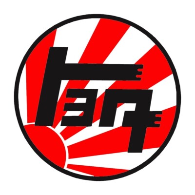 Toyota Japanese TEQ Sticker Vintage Rising Sun Decal 3