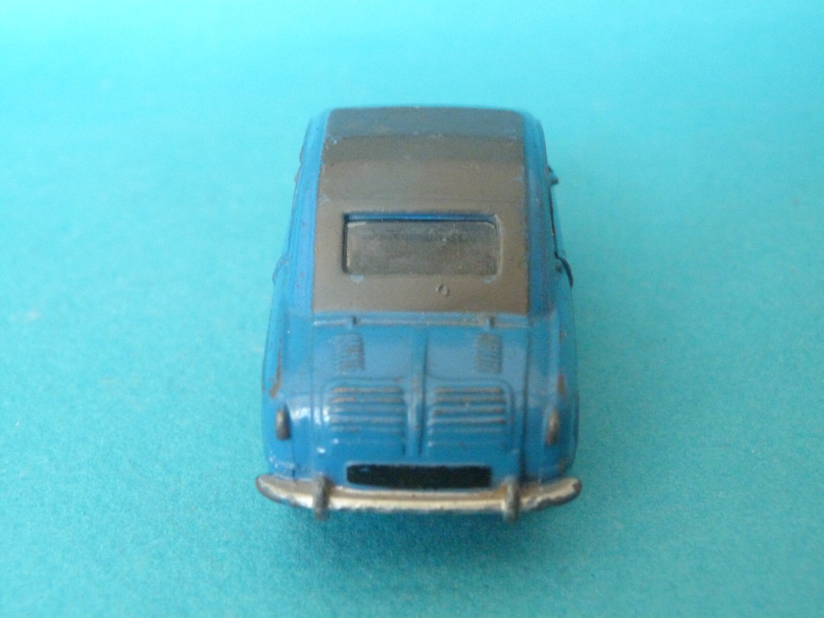 Voiture Miniature Dinky Toys - Vespa 2CV - Échelle 1:43 - Occasion En L'état - Zamak Bleu