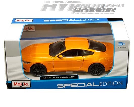 MAISTO 1:24 2015 FORD MUSTANG GT SPECIAL EDITION DIE-CAST ORANGE