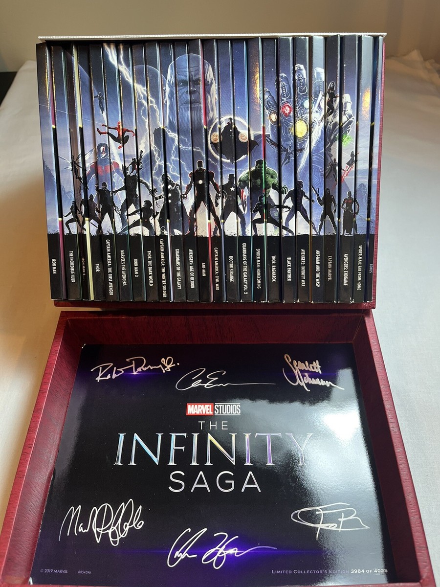 MARVEL'S MCU Infinity Saga 4k Blu Ray Box Set Limited MARVEL'S MCU Infinity Saga 4k Blu Ray Box Set Limited