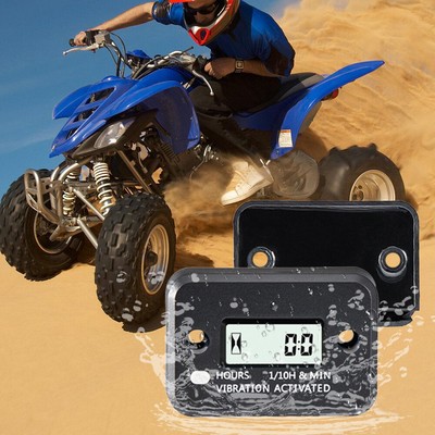 LCD Display Digital Vibration Tachometer Wireless Reset Motorcycle Digital Timer