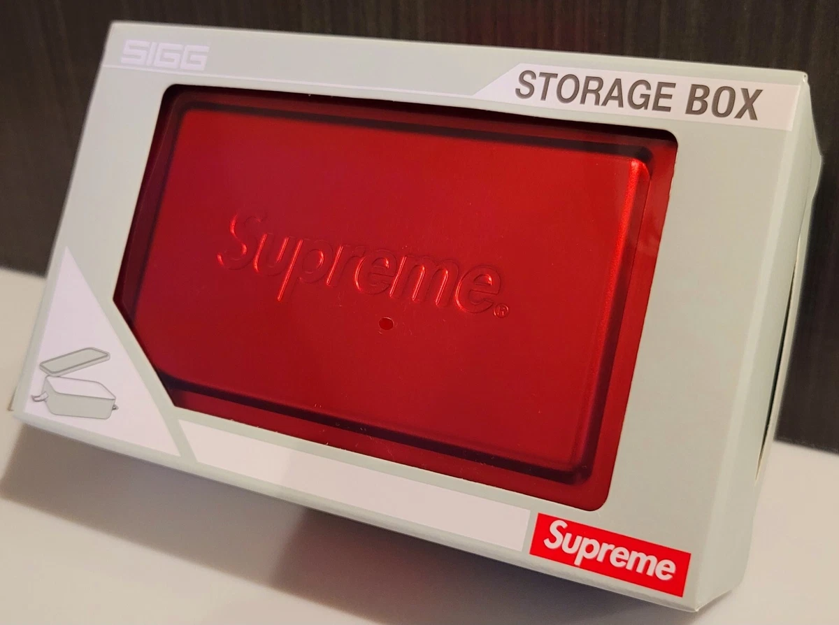 Supreme x SIGG Small Metal Storage Box - Durable