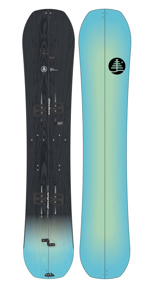 Burton Family Tree Hometown Hero Split Snowboard Splitboard Burton Family Tree Hometown Hero Split Snowboard Splitboard