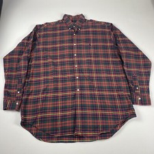 Polo Ralph Lauren Mens Vintage Button Up Shirt XL Large Made in USA 1990s