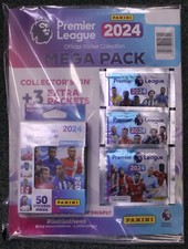 Image of Panini Collectors Tin & 50+ Stickers M/p, Football Premier League 2024 Soccer