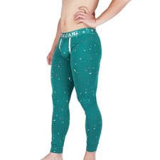 Men Long Johns Underwear Soft Elastic Line Legging Cotton Breathable Pants