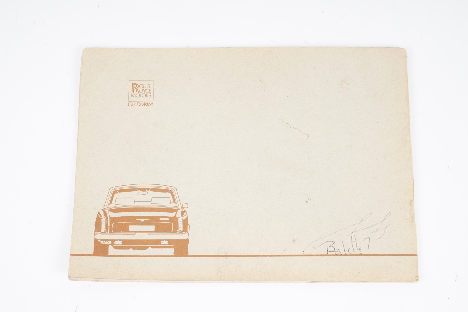 ROLLS ROYCE SILVER SHADOW II BENTLEY T2 INFOMARTION FOR CUSTOMER
