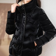 Women Outdoor Padded Jacket Quilted Coat Loose Thickened Winter Warm Jacket Chic