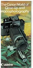 1970s Canon Close-Up Photography Equipment Brochure