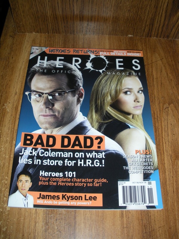 Heroes: The Official Magazine- Issue 6 October/November 08'