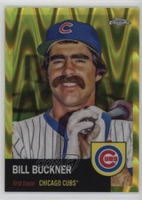 2022 Chrome Platinum Anniversary Yellow RayWave Refractor /250 Bill Buckner 10no