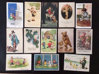 Lotto di 150 cartoline bambini angeli auguri... Natale Pasqua...