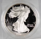 1990 S Proof American Silver Eagle !!