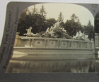 Keystone View Stereoview Photo Fountain Schonbrunn Park Vienna Austria — photo 2