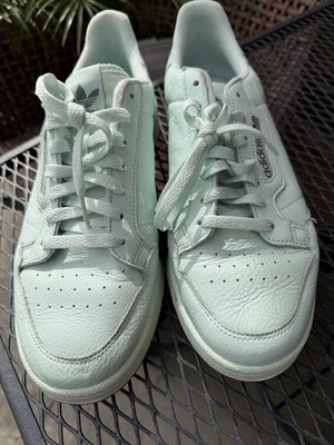 adidas Continental 80 Light Green Lace Up Men's Sneaker Size 11 BQ7644