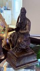 Moses by Michelangelo Figurine Bronze Metal Sculpture Antique Finish Religious — photo 3