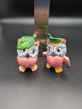 Vintage Japan Owl Salt And Pepper Shakers