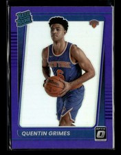Quentin Grimes 2021-22 Panini Donruss Optic Basketball Purple Rated Rookie[lcy13