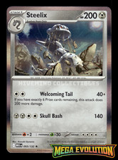 Steelix 093/132 Mega Evoluzione Holo Carta Pokemon Rara
