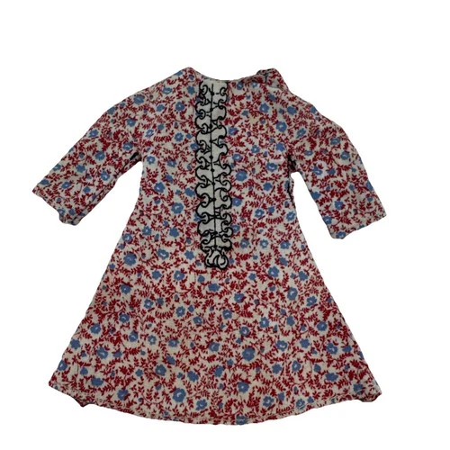 Vintage 1960's Skipper Barbie dress and shoes. Outfit No Sew Flower pattern B741