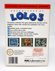 Adventures Of Lolo 3 Nintendo NES SCN