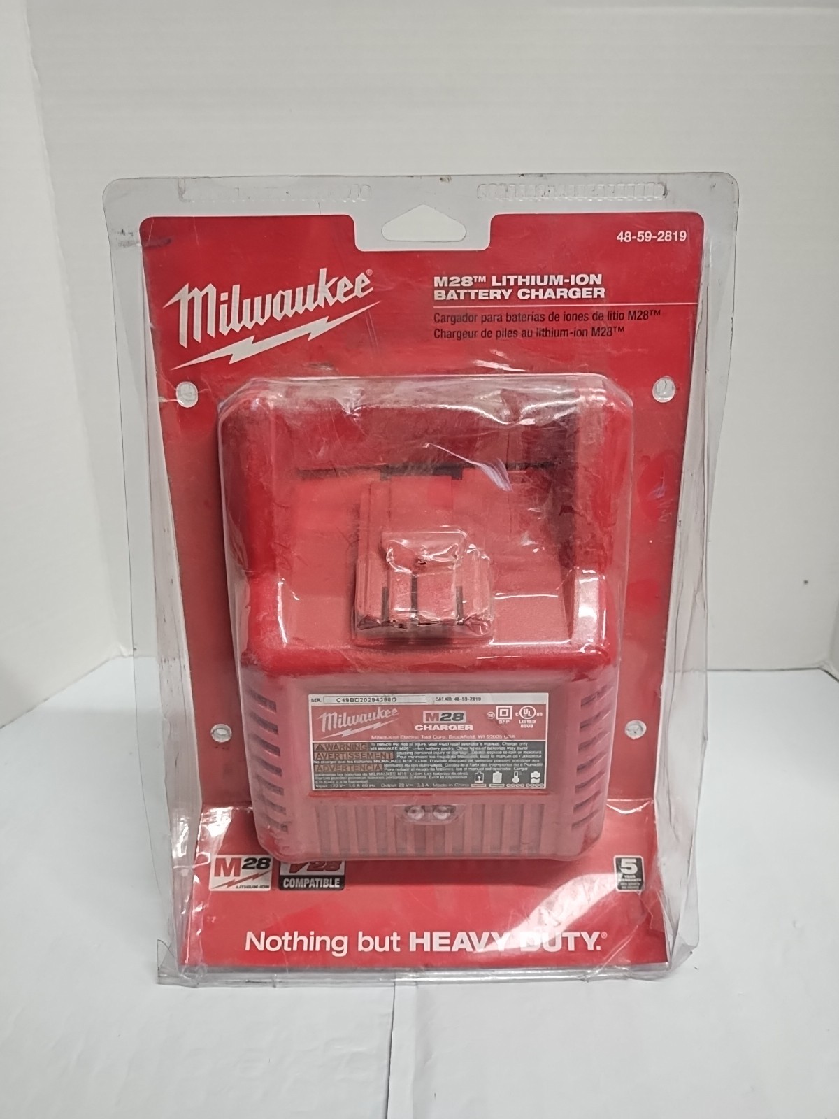 NEW Milwaukee 28 Volt Charger 48-59-2819 FREE SHIPPING 