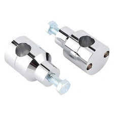 25mm/1in Handlebar Risers Clamp With Motorbike Parts For Bobber Chopper✈