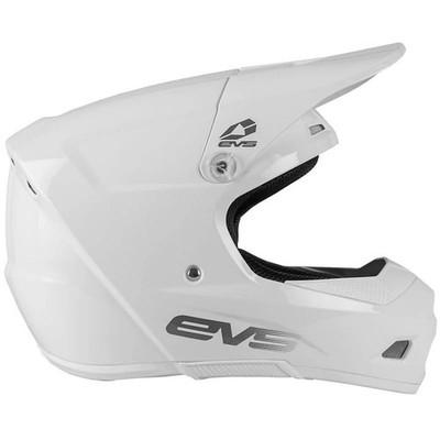 EVS  HE21T3S-WH-L T3 Solid Helmet White Youth - Large