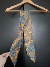 Vintage Men's Paisley Multicoloured Cravat Neck Tie