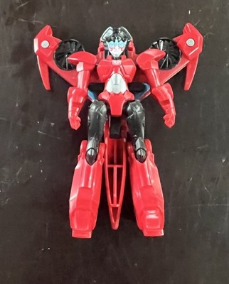 2017 Hasbro Transformers Red Cyberverse Turbine Thrash WINDBLADE Robot Complete