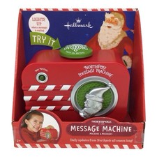 Hallmark Christmas Light Up Northpole Message Machine North Pole Santa New Boxed