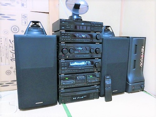 Kenwood ROXY M7 Stereo System A-97 GE-970 DP-97 X-87 LVD-97 SW-9 Working Japan