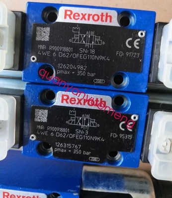 Rexroth 4WE6D62/OFEG110N9K4 R900918801 Solenoid valve new via FedEx or DHL