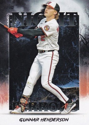 GUNNAR HENDERSON TOPPS UPDATE NIGHT TERRORS INSERT ORIOLES #NT-16 2025 25