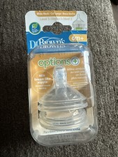 Dr. Brown's Options Level-2 Natural Flow Bottle Nipples 2 PACK