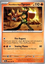 Hearthflame Mask Ogerpon 044/182 Destined Rivals