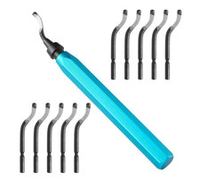 Deburring Tool Set Metal Handle Deburrer  11PCS3D Printing Burr Removal Blades