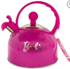 New teapot pink barbie tea kettle - read description