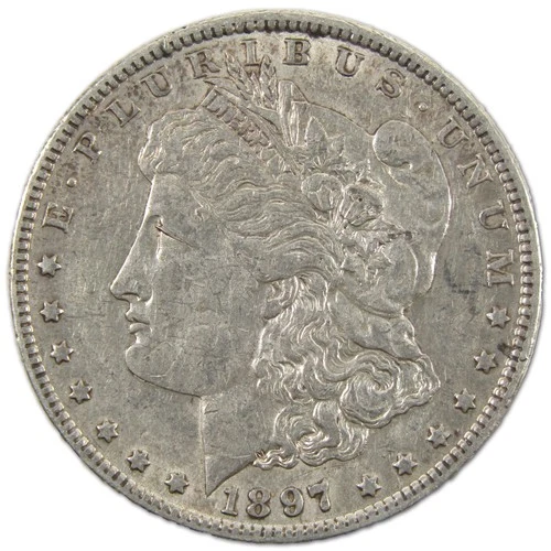1897 O Morgan Dollar XF EF Extremely Fine Silver $1 Coin SKU:I10762