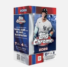 2026 TOPPS CHROME BASEBALL VALUE BLASTER BOX - FREE SHIPPING