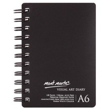 Mont Marte Visual Art Diary A6 120page,Comics Graphic Novels