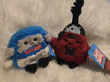 Stranger Things Bumbumz Eddie's Guitar Plush And WSQK van NWT LOT OF 2 PLUSH