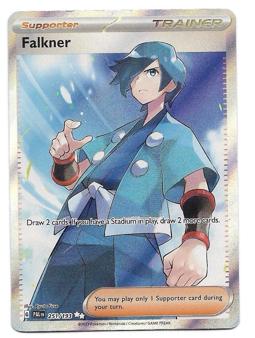 Falkner 251/193 Holo Ultra Rare S&V Paldea Evolved Pokemon Card NM