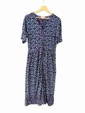 White Stuff Floral Jersey Midi Tea Dress – UK 12 – Boho Cottagecore