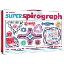 Spirograph Super Original Set 75+ Teile mit robustem Aufbewahrungskoffer ***NEU