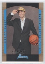 2004-05 Bowman Draft Gold Sasha Vujacic #154 0a1