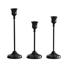 3PCS Metal Candlestick Tabletop Candle Holder Party Decoration Candle Stand